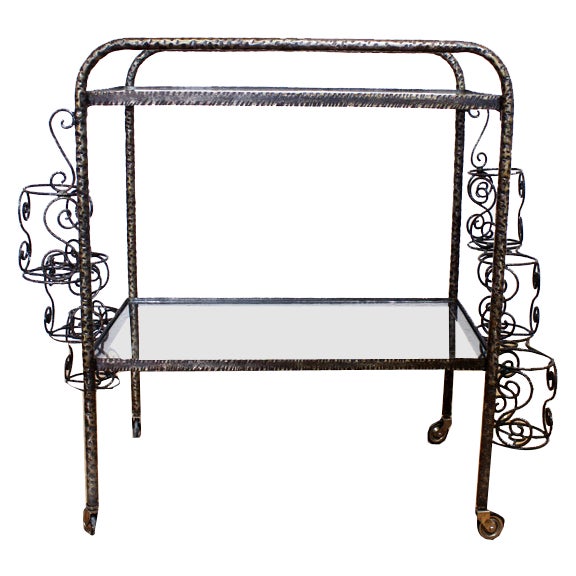 Mid-Century Serving Trolley, 1950s For Sale