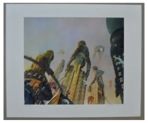 François Schunes, the Giants, 1999, Silk Screen