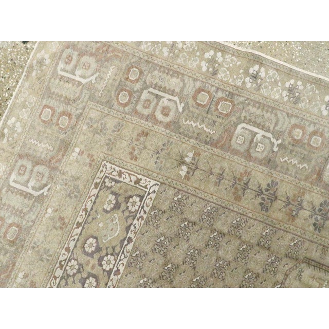 Mid 20th Century Galerie Shabab Collection Mid-20th Century Handmade Turkish Kayseri Accent Rug For Sale - Image 5 of 6
