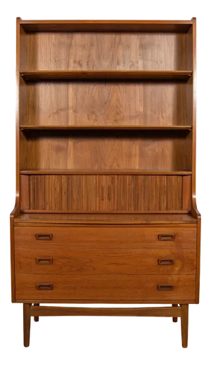 Mid-Century Teak Shelf by Johannes Sorth for Bornholm, Denmark, 1960s