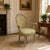 Vintage Italian Venetian Grotto Hollywood Regency Style Carved Shell Back Armchair For Sale - Image 14 of 14