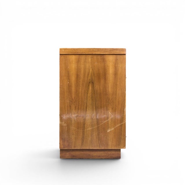John Widdicomb John Widdicomb Mid Century Walnut Clover Credenza For Sale - Image 4 of 10