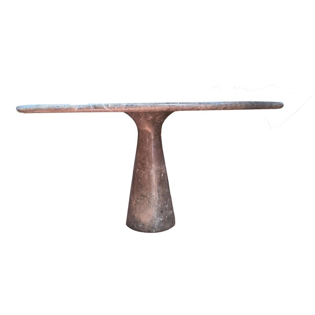 Angelo Mangiarotti M1 Table in Green Mondragone Marble by Angelo Mangiarotti for Skipper, 1960s For Sale - Image 4 of 7