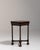 19th Century France Deep Walnut Brown Carved Barley-Twist Pedestal Side Table For Sale - Image 9 of 11