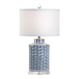 Wildwood Fish Tail Table Lamp - Blue For Sale