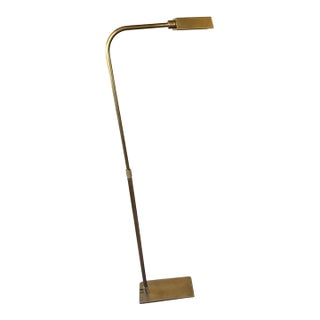 Brass Adjustable Floor Lamp For Sale