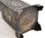 Gray Silver Copper Inlaid Antique Lamp Candlestick Safavid Mughal Engraved For Sale - Image 8 of 8