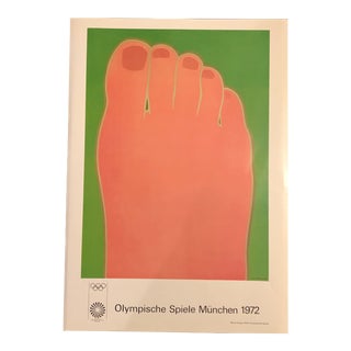 Tom Wesselmann 1972 Munich Olympics Art Poster For Sale