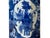 Blue 4" Small Octagonal Blue White Flower Vases Graphic Porcelain Art Vase For Sale - Image 8 of 11