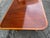 Mid 20th Century Vintage Regency Style Cross Banded Mahogany Dining Table With 2 Leaves by Biggs Furnture For Sale - Image 5 of 18