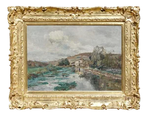 Edmond Marie Petitjean French Landscape Painting