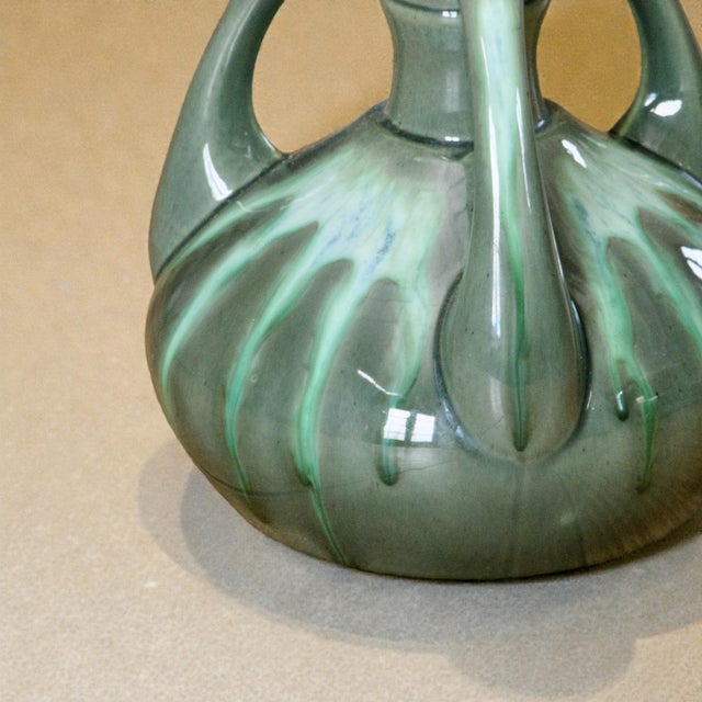 Late 19th Century French Art Nouveau Vase by Gustave de Bruyn Fives-Lille, 1889 For Sale - Image 5 of 7
