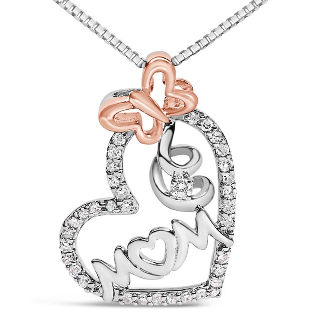 Thanks your mom for always being there with you by presenting her this lovely heart pendant. It is crafted of sterling...