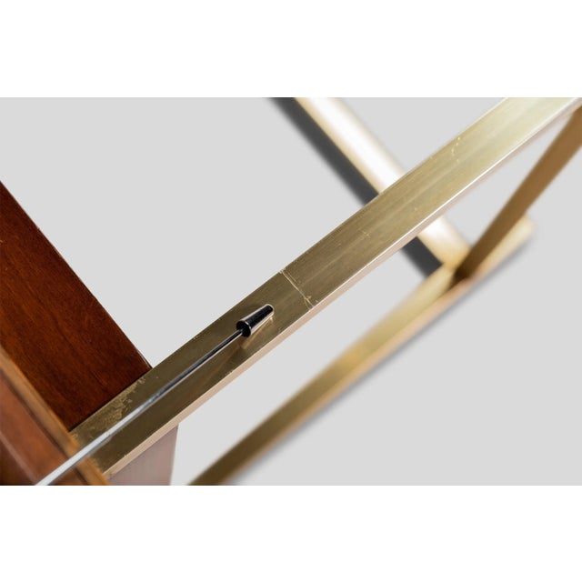 Drexel Sun Coast Brass End Tables by Kipp Stewart & Stewart McDougall, USA, circa 1960's - A Pair For Sale - Image 9 of 11