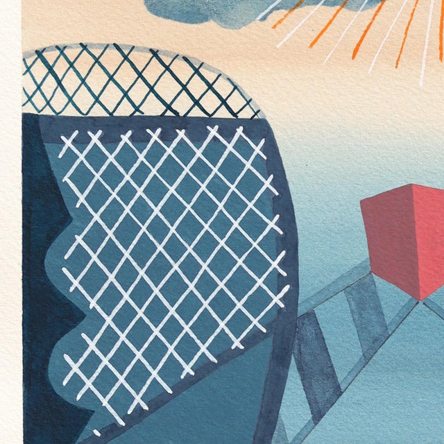 Untitled (Ppr443) - Colorful Surrealist Abstract Mixed Media Original Artwork by Max Manning For Sale - Image 4 of 8