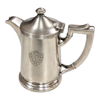 The Plaza Hotel New York - Silver-Soldered Individual Coffee Pot by International Silver 8 Oz.- Hotel Silver Collectors & Tea Enthusiasts - See Pics! For Sale