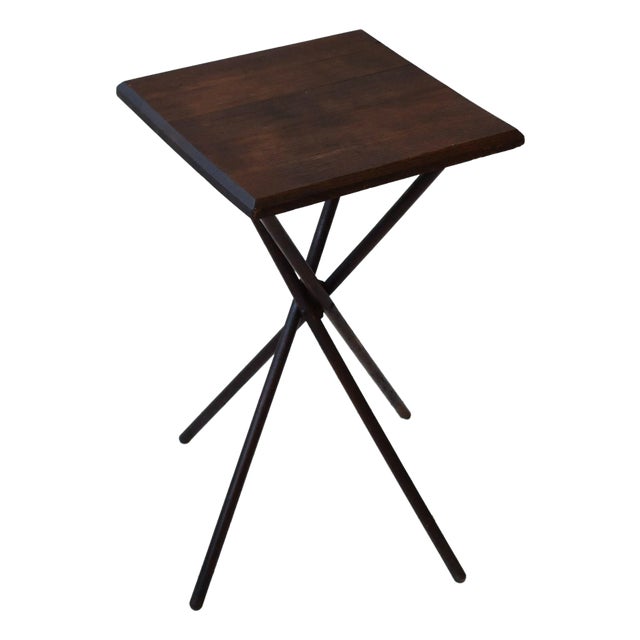 Antique Splayed Leg Wood Table, Circa 1910s For Sale