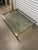 1990s Vintage Gold Metal Coffee Table For Sale - Image 4 of 9
