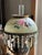 Bradley Hubbard Vintage Large Bradley & Hubbard Kerosene Lamp Electrified For Sale - Image 4 of 12