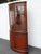Bassett Mahogany Inlay Corner China Display Cabinet Cupboard 6913 For Sale - Image 14 of 18