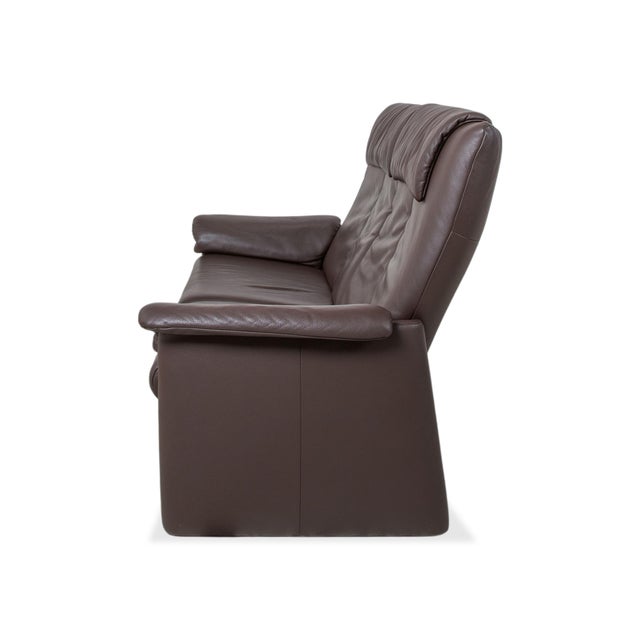 Two-Seater Leather Sofa from Erpo Milano For Sale - Image 10 of 11