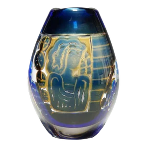 Ariel 'Gondoliere' Vase by Edvin Oehrstroem for Orrefors, Sweden 1962