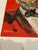 Original approx 12 x 18.5 painting on red paper signed bottom left Unframed