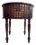 Theodore Alexander Hand-Carved Vintage Wooden Drum Book Table For Sale