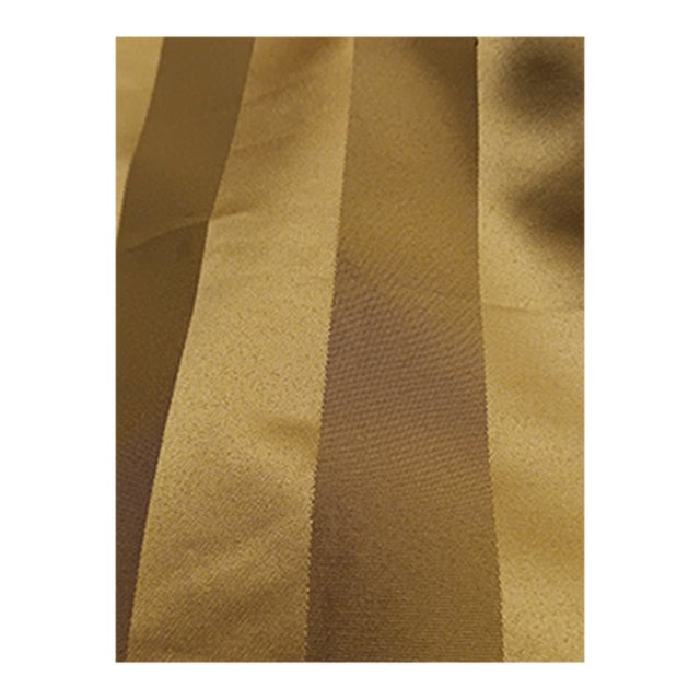 Delisting Clarence House Italian Gold Tone on Tone Silk Fabric-1 2/3 Yards For Sale