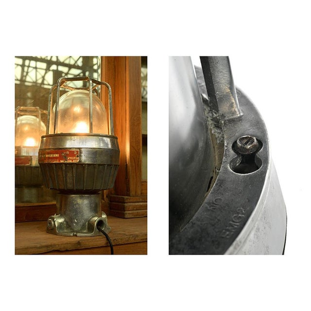 Vintage Metal Boat Sconce For Sale - Image 3 of 6