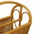 Wood Vintage Boho Bamboo and Rattan Magazine Rack, 1980s For Sale - Image 7 of 12