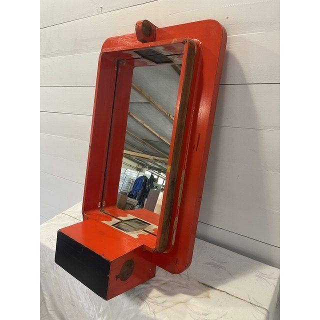1930s Vintage Wooden Mirror Mold, 1950s For Sale - Image 5 of 9