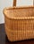 Vintage Nantucket Style Wall Pocket Basket For Sale - Image 12 of 13
