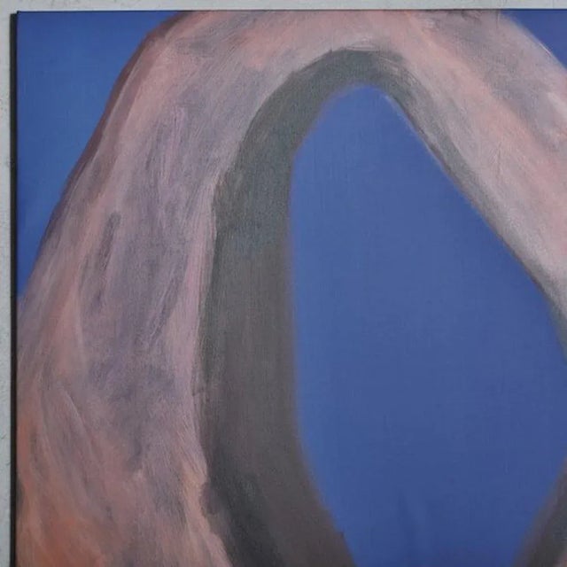 2020s Abstract Mixed-Media Painting, Dry Feet in the Ocean by Amela Rasi, Germany 2022 For Sale - Image 5 of 10