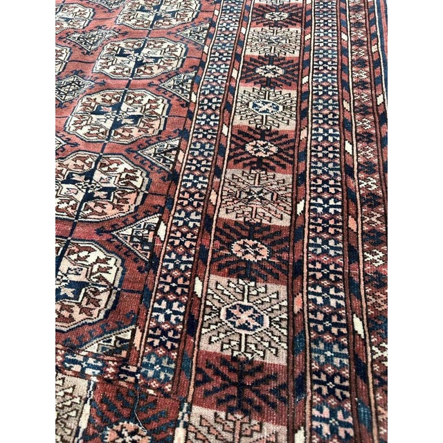 Nice Antique Turkmen Bokhara Rug, 1890s For Sale - Image 11 of 18