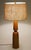 Wood XL Danish Modern Raymond Pfennig Walnut Hourglass Table Zina Design Lamp 1960 For Sale - Image 7 of 11