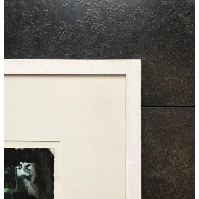 Olga Reiwald, Green and Pink, Watercolor For Sale - Image 6 of 9