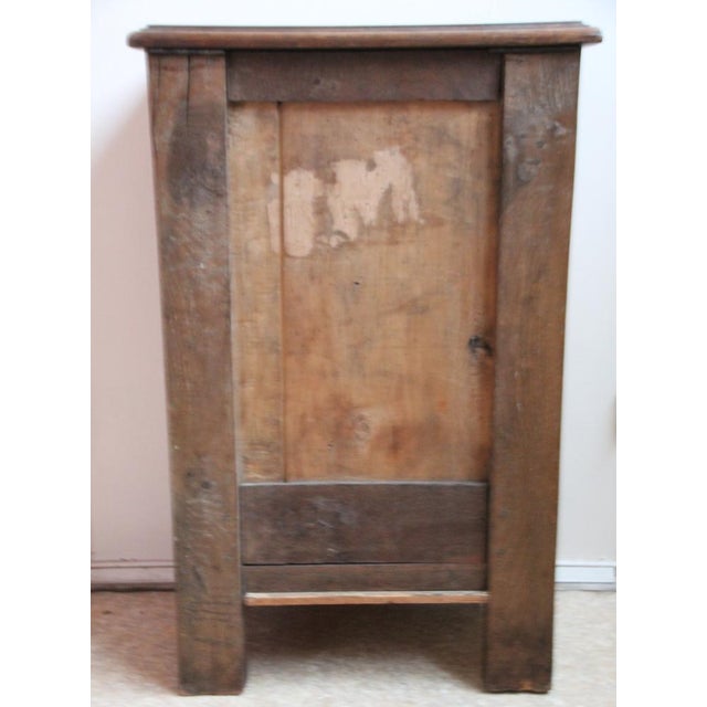 French Countryhouse Wood Bread Box, 1890s For Sale - Image 9 of 18