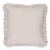 Schumacher Brigitte Stripe Pillow 16" in Taupe For Sale