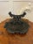 Antique Victorian ornate cast iron doorstop foot scraper having an ornate cast iron base with scraper to the centre. In...