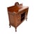 Early 20th Century English Edwardian Oak Sideboard Buffet Server Carved Sunflower Motif Cabinet For Sale - Image 9 of 18