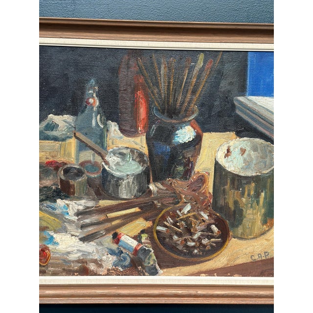 C.A.P., Still Life, 1936, Oil on Canvas, Framed For Sale - Image 13 of 15