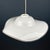 White Swirl Murano Glass Pendant Lamp, Italy, 1970s For Sale - Image 11 of 15
