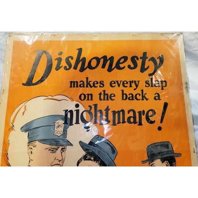 1920s famous original motivational poster by Bill Jones. Artist signed. These posters were a British work by Parker-...