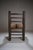 Wood Rustic Modernist French Armchair in Stained Oak and Animal Hide, 1950 For Sale - Image 7 of 18