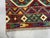 4' X 5'10" Afghan Chobi Khorjin Geometric Wool Kilim Rug For Sale - Image 14 of 17