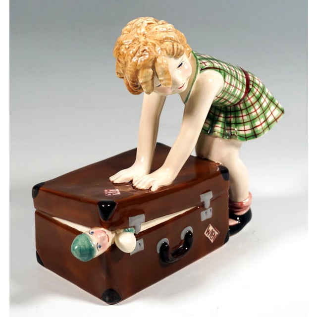 Ceramic Child Figurine by Dakon, 1930s For Sale - Image 7 of 9