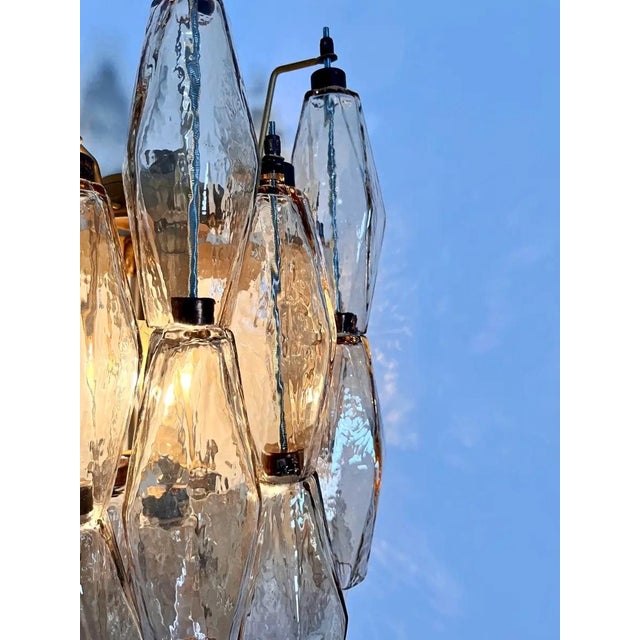 Glass Sand Beige Murano Corridor Wall Lamps, Set of 2 For Sale - Image 7 of 9