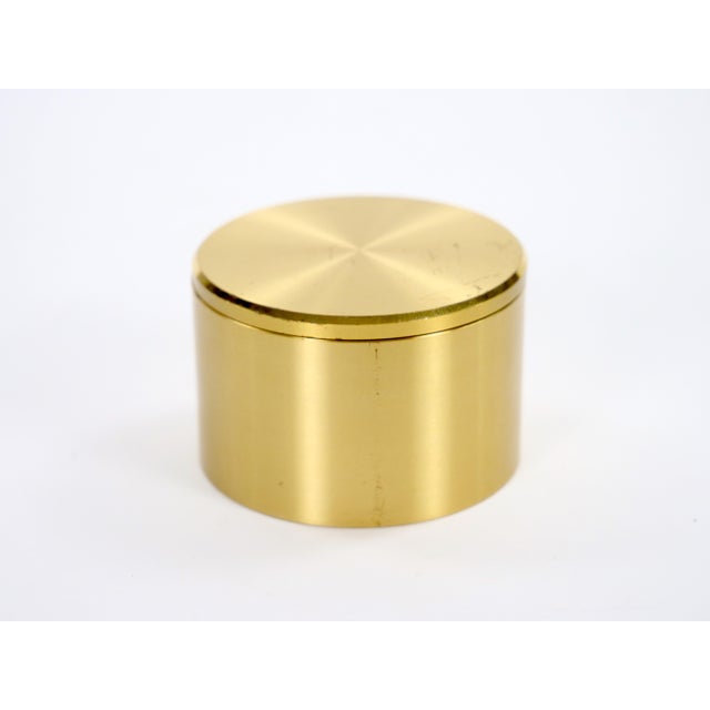 Mid-Century Modern Mid 20th Century Tiffany & Co. Gilt Bronze Round Shape Desk Clock For Sale - Image 3 of 10