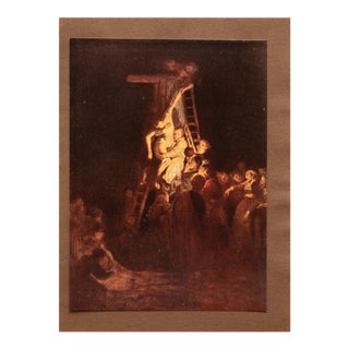 1905 After Rembrandt "The Descent From the Cross", First Edition Print by Mortimer Menpes For Sale